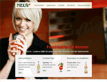 Tablet Screenshot of neus.de